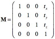 Spatial Transformation Matrices