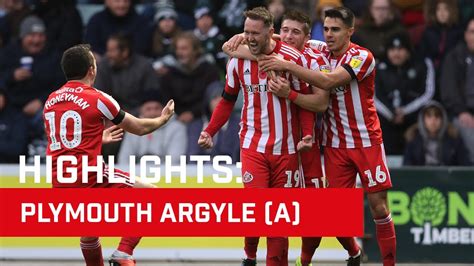 Highlights: Plymouth Argyle v Sunderland - YouTube