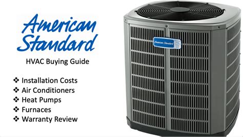 American Standard Air Conditioners Buying Guide - Modernize