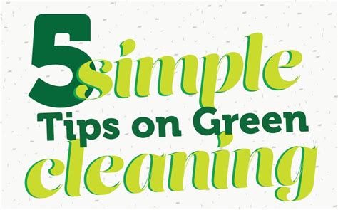 5 Simple Tips on Green Cleaning - Rymax Marketing Services