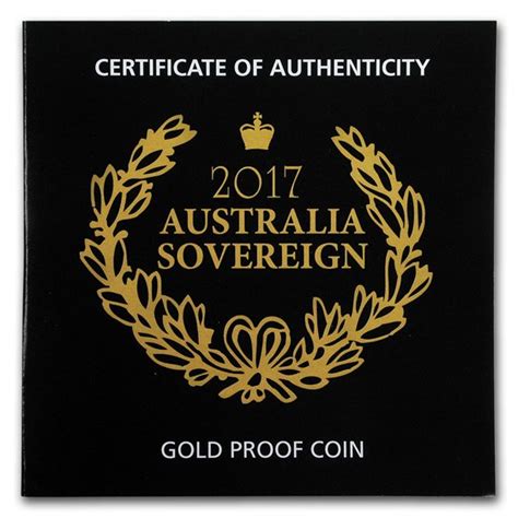 Buy 2017 Australia Gold Sovereign Proof | APMEX
