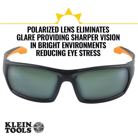 Professional Safety Glasses, Full Frame, Polarized Lens - 60539 | Klein Tools