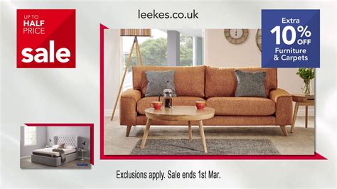 LEEKES HALF PRICE SALE - 10% Off Furniture & Carpets *Ends THIS Weekend* - YouTube