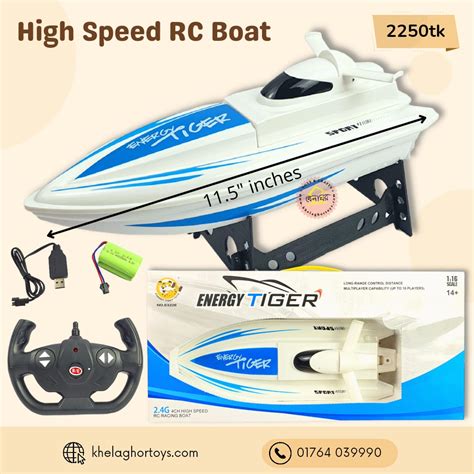 Remote Control RC Speed Racing Boat – KhelaghorToys