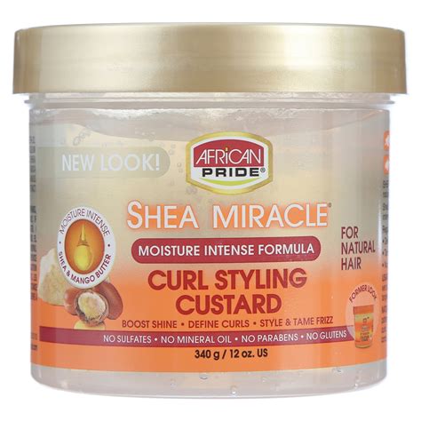 African Pride Shea Butter Miracle Moisture Intense Curl Styling Cream ...