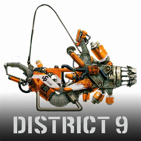 ArtStation - District 9 - Weapons and Props