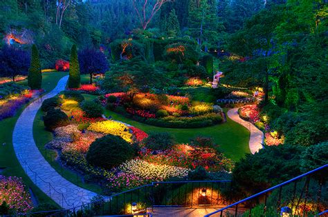 Colorful Butchart Gardens - Victoria, Canada