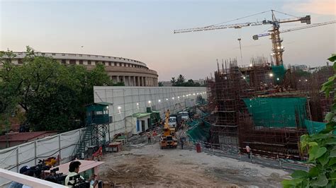 Work on at frenetic pace at new Parliament building - India Today