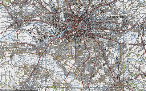 Historic Ordnance Survey Map of Moss Side, 1947