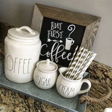 But First Coffee Chalkboard Sign – Coastal Crafty Mama | Coffee chalkboard, Diy coffee bar ...