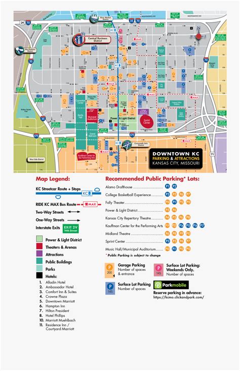 Kansas City Map Attractions , Free Transparent Clipart - ClipartKey