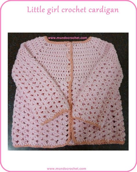 Little girl crochet cardigan