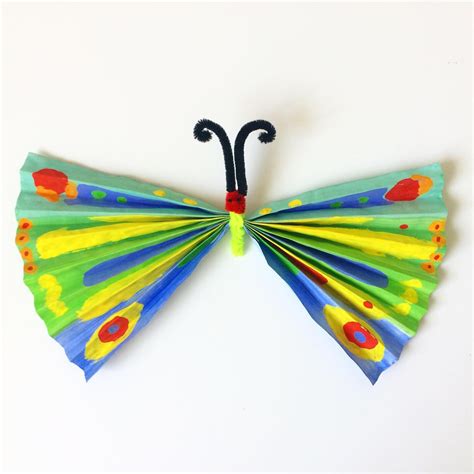 Eric Carle inspired Butterfly | Hungry caterpillar activities ...