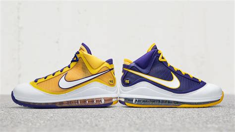 Nike to Launch LeBron’s Mismatched Media Day Air Max LeBron VII ‘Lakers’ | NIKE LEBRON - LeBron ...