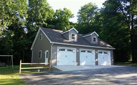 30' x 40' Shenandoah 3-Car Garage - Traditional - Garage - Other - by Pine Creek Construction ...