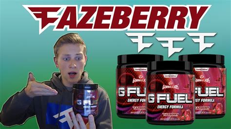 FaZeberry: NEW GFuel Flavor Review - YouTube