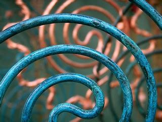 Spirals Go Round in Circles | Macro shot of decorative art p… | Flickr