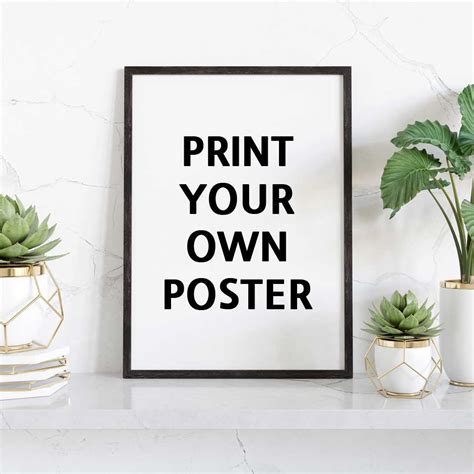 Custom Poster Printing Custom Print Poster Personalized Poster Print Your Design Photo Text - Etsy