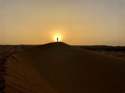 Sunset in the Sahara Desert Morocco - We Said Go Travel