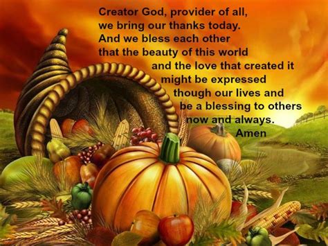 Thanksgiving Prayers and Blessings - HubPages