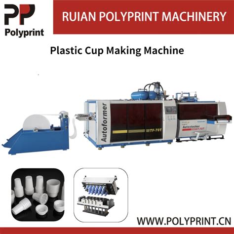 Plastic Cup/Beverage Cup Manufacturing/Automatic Thermoforming Machine ...