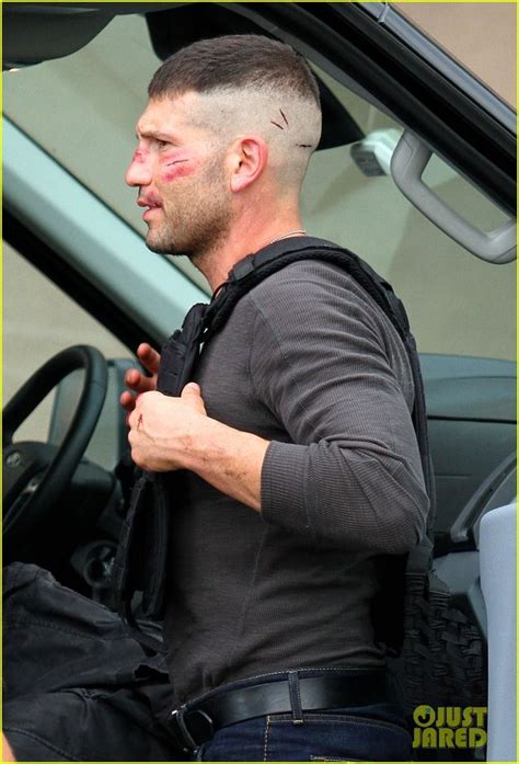 Jon Bernthal Beaten, Bruised In New Daredevil Set Photos | Curly hair ...