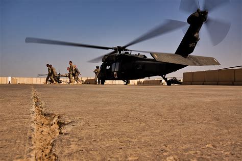 File:US Army 52420 CAMP TAJI, Iraq-UH-60 Black Hawk helicopter flight medics from Company C, 2nd ...