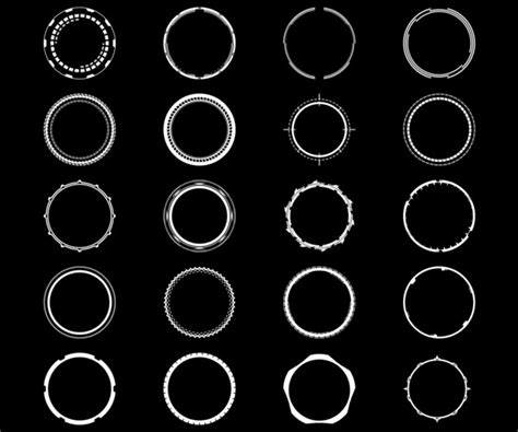 ArtStation - Ui/HUD "Crosshair" Vector Decals Vol.2 | Game Assets