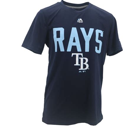 Tampa Bay Rays Official MLB Majestic Kids & Youth Size Athletic T-Shirt ...