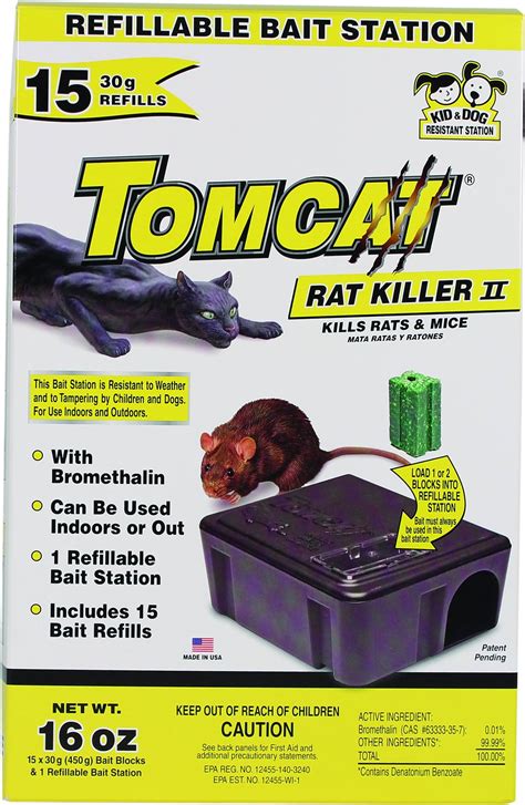 Tomcat Rat Killer II Refillable Bait Station | eBay