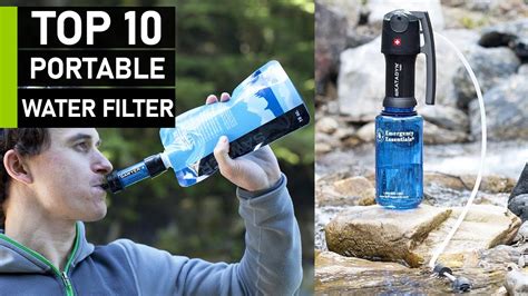 Top 10 Best Portable Water Filters & Purifiers for Backpacking & Survival - YouTube