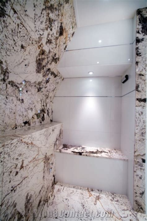 Delicatus White Granite Bathroom Design from Hong Kong - StoneContact.com