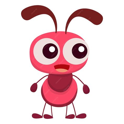 Premium Vector | Happy ant cartoon hand drawn