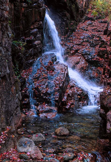 The Flume Waterfall is a photograph by Dan Sproul. Source ...