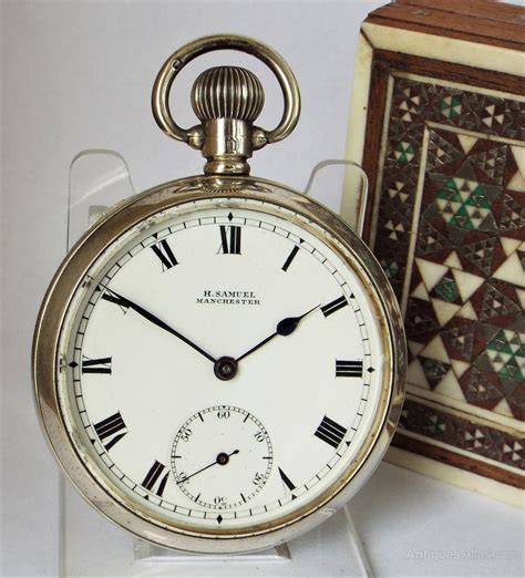 Antiques Atlas - Antique 1920s Silver H Samuel Pocket Watch. as170a6810