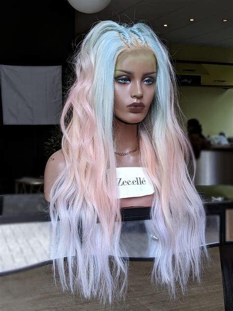 Pink Lace, Pastel Pink, Lace Front Wigs, Lace Wigs, Natural Hair Styles, Long Hair Styles, Hair ...