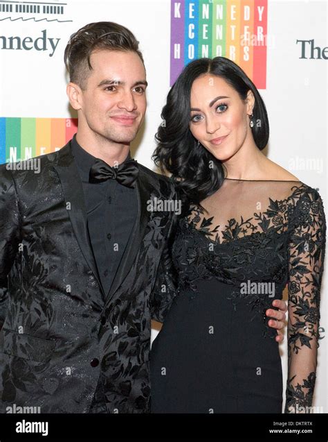 Brendon Urie and his wife, Sarah, arrive for the formal Artist's Stock Photo: 63855146 - Alamy