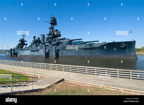 The Battleship USS Texas, Texas Stock Photo - Alamy