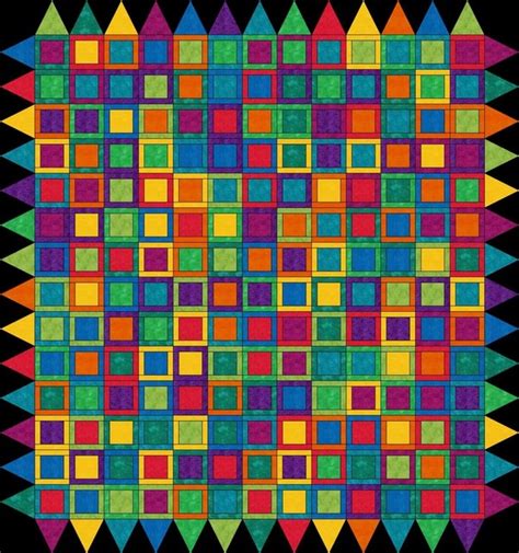 Rainbow Quilt Free Pattern - Colorways By Vicki Welsh