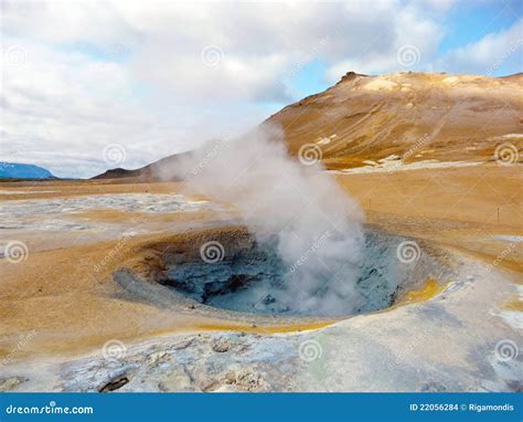 Iceland Geothermal Fumarole Stock Photo - Image of geophysics, fumaroles: 22056284