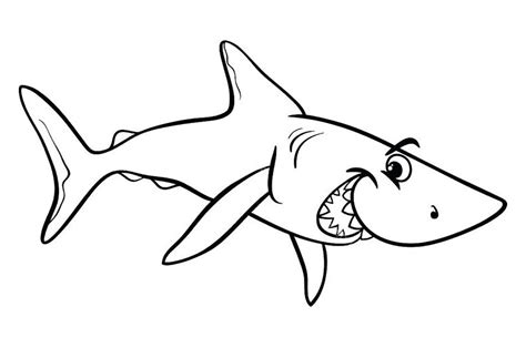 Requin Malicieux - Coloriage De Requins - Coloriages Pour serapportantà ...