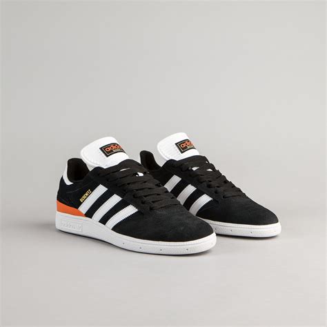 Adidas Busenitz Shoes - Core Black / White / Craft Orange | Flatspot