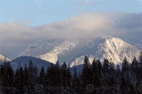 Rocky Mountains in winter 6252498 Stock Photo at Vecteezy