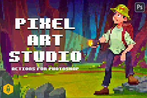 Pixel Art Studio - Pixel Art Creator Action - Design Cuts