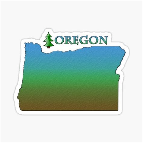 "Oregon State Outline" Sticker for Sale by gorff | Redbubble