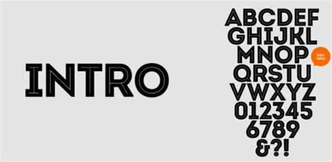 Intro Font Free Download - Cofonts