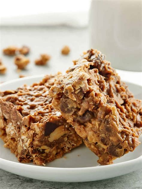 Vegan Granola Bars Recipe - Peanut Butter Dessert Bars