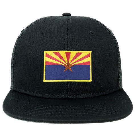 Armycrew Oversize XXL Arizona State Flag Patch Flatbill Mesh Snapback ...