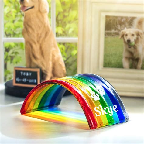 Personalized Pet Memorial Rainbow Bridge - GetNameNecklace