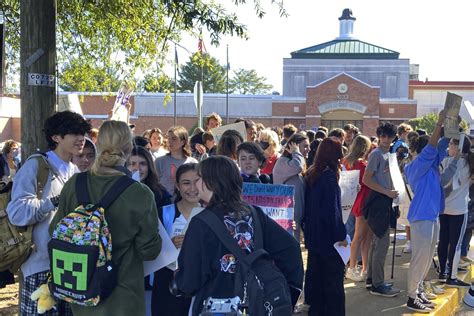 Va. students walk out in protest of Youngkin transgender policies ...